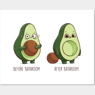 Funny avocado Posters and Art
